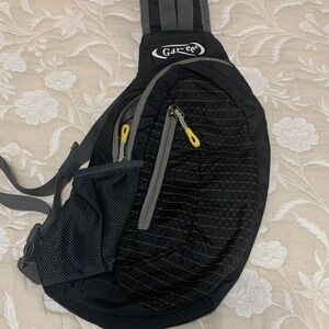 Gareee Black Belt Bag for Men